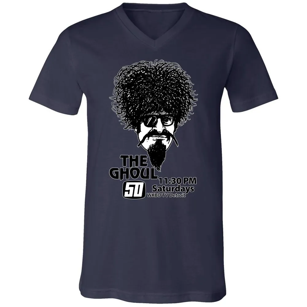 Unisex V-Neck T-Shirt - EFZGH8GP - Navy - 9