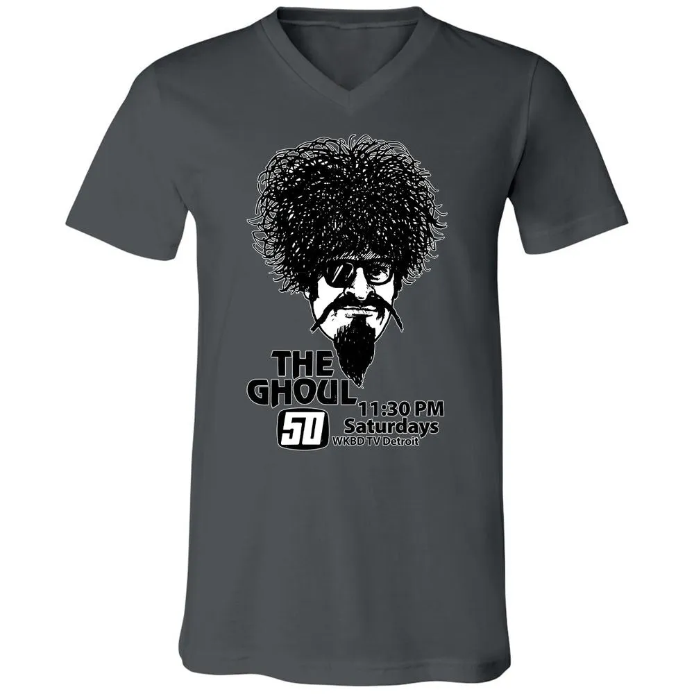 Unisex V-Neck T-Shirt - EFZGH8GP - Asphalt - 12