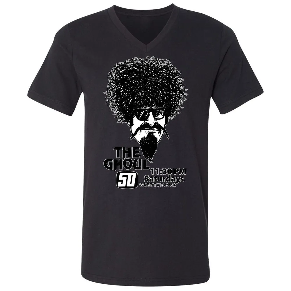 Unisex V-Neck T-Shirt - EFZGH8GP - Black - 16