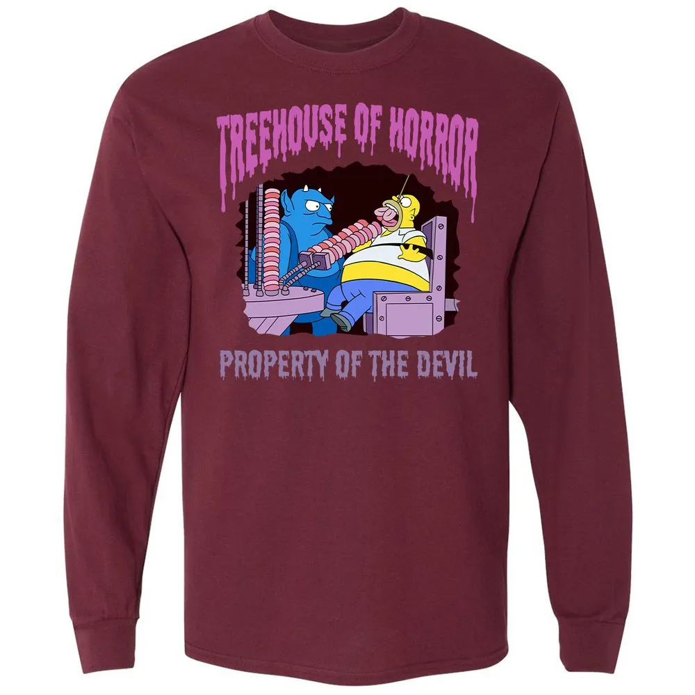 Long Sleeve T-Shirt - VBTU6J8V - Maroon - 11