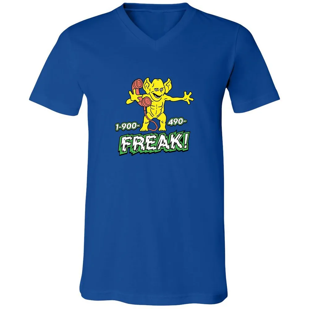 Unisex V-Neck T-Shirt - 7DX7D5LC - True Royal - 4