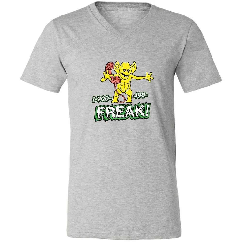 Unisex V-Neck T-Shirt - 7DX7D5LC - Athletic Heather - 7