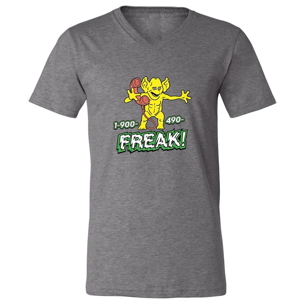 Unisex V-Neck T-Shirt - 7DX7D5LC - Deep Heather - 13
