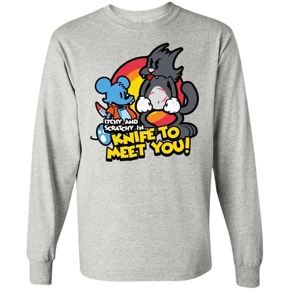 Long Sleeve T-Shirt - Y6GZ2438 - Ash - 5