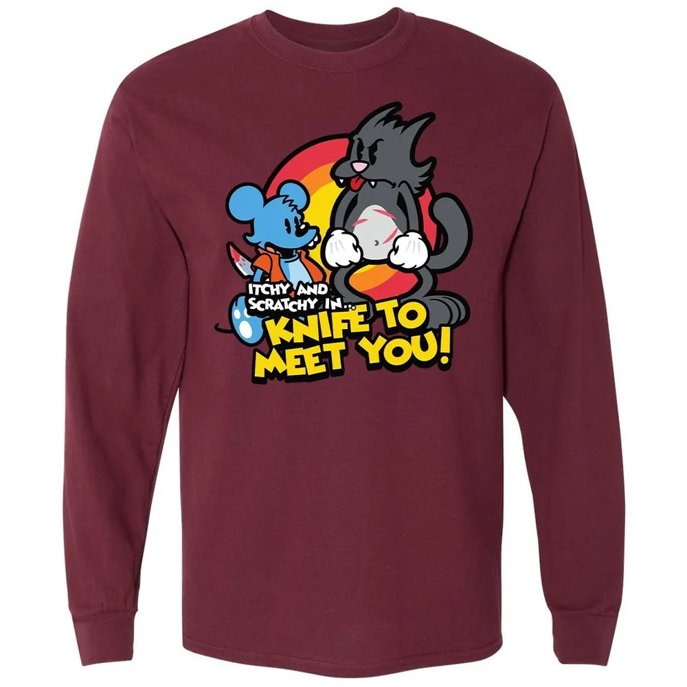 Long Sleeve T-Shirt - Y6GZ2438 - Maroon - 11
