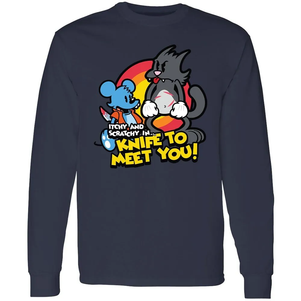 Long Sleeve T-Shirt - Y6GZ2438 - Navy - 12