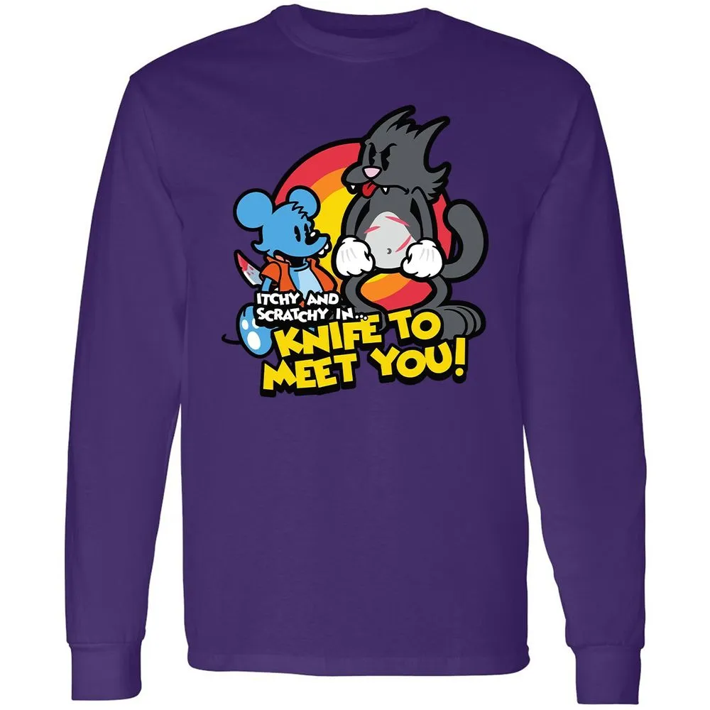 Long Sleeve T-Shirt - Y6GZ2438 - Purple - 13