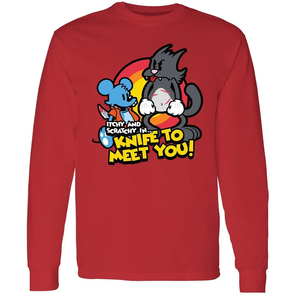 Long Sleeve T-Shirt - Y6GZ2438 - Red - 14