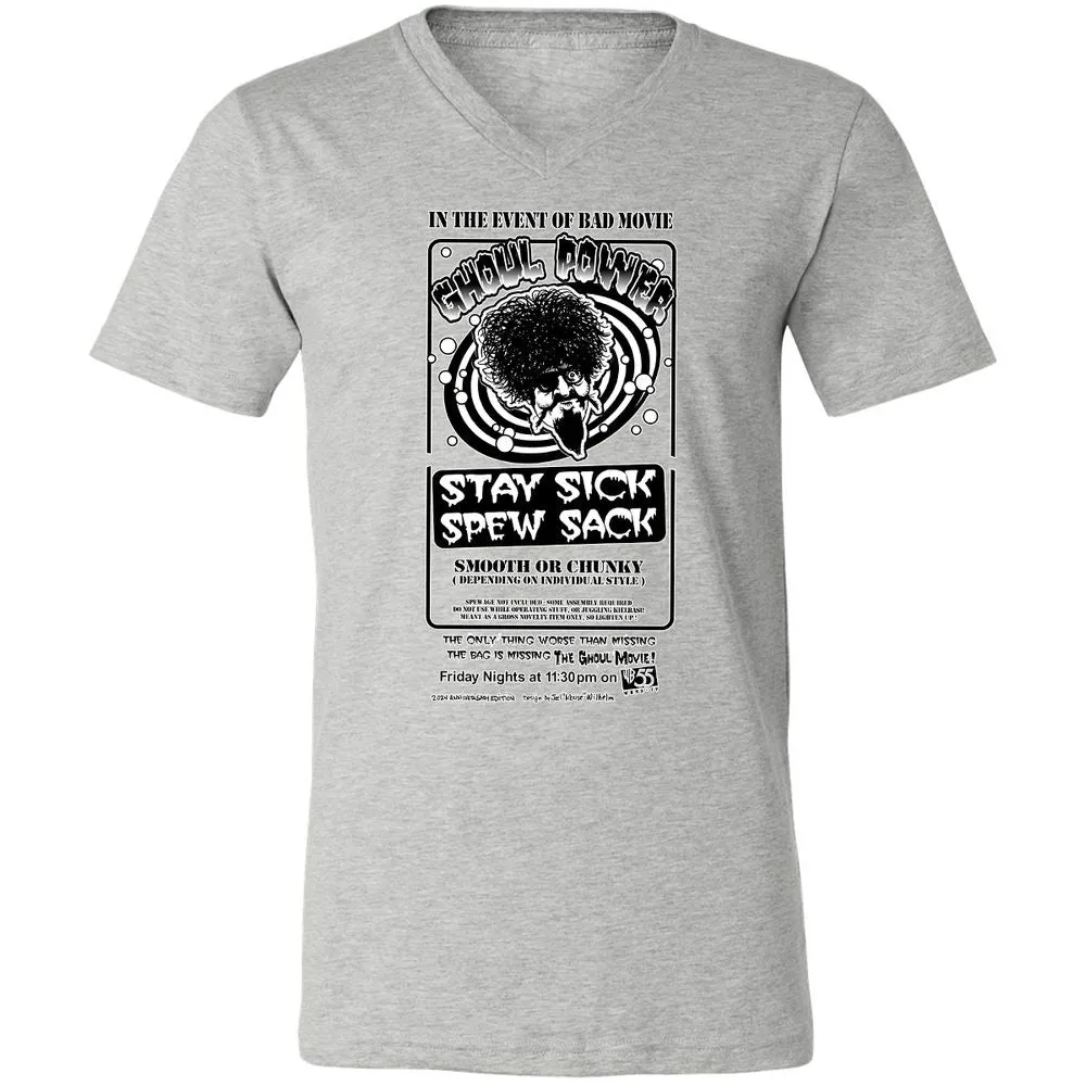 Unisex V-Neck T-Shirt - MKPWBWCH - Athletic Heather - 7