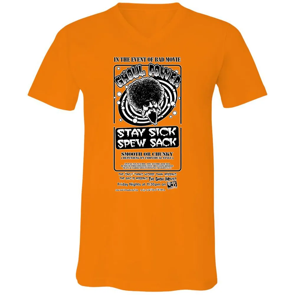 Unisex V-Neck T-Shirt - MKPWBWCH - Orange - 11