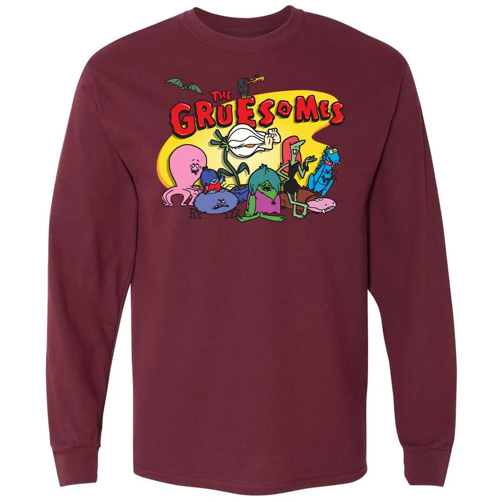 Long Sleeve T-Shirt - AJLFQ7ME - Maroon - 11