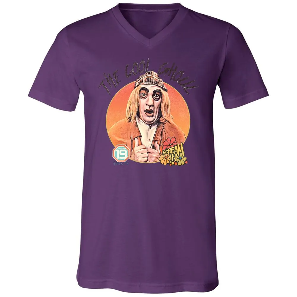 Unisex V-Neck T-Shirt - FEFJDZJ9 - Team Purple - 2