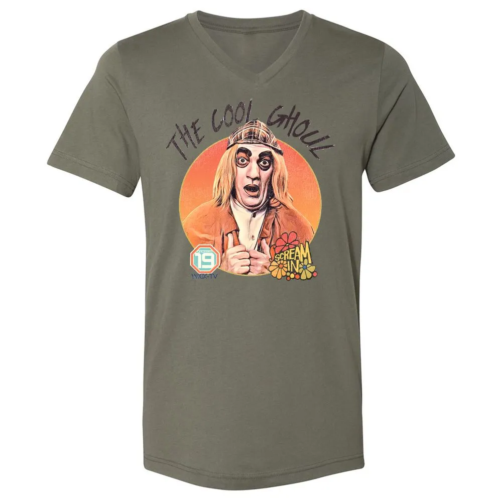 Unisex V-Neck T-Shirt - FEFJDZJ9 - Military Green - 10