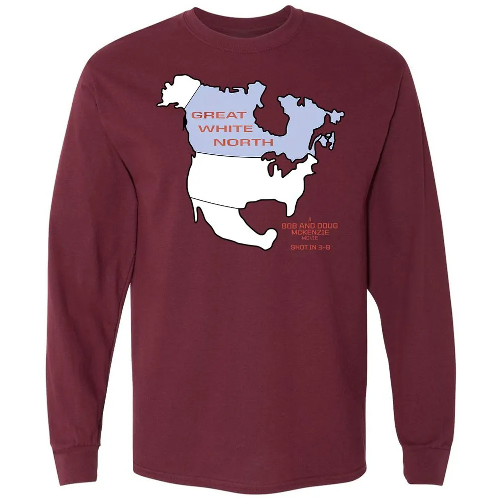 Long Sleeve T-Shirt - YD58VG99 - Maroon - 11