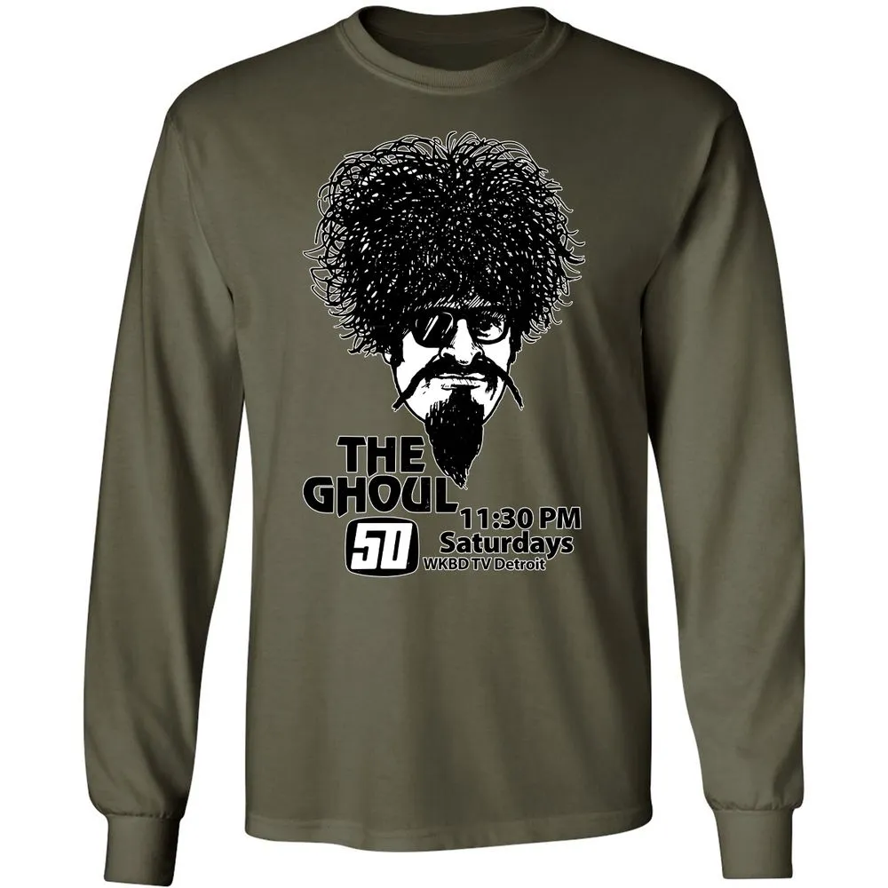 Long Sleeve T-Shirt - 6SDDQQKJ - Military Green - 7