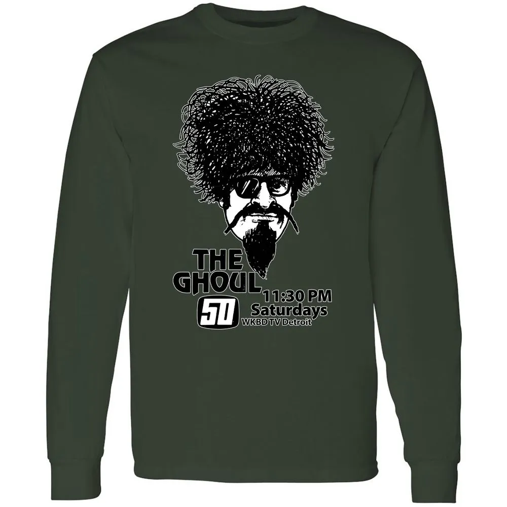 Long Sleeve T-Shirt - 6SDDQQKJ - Forest Green - 8