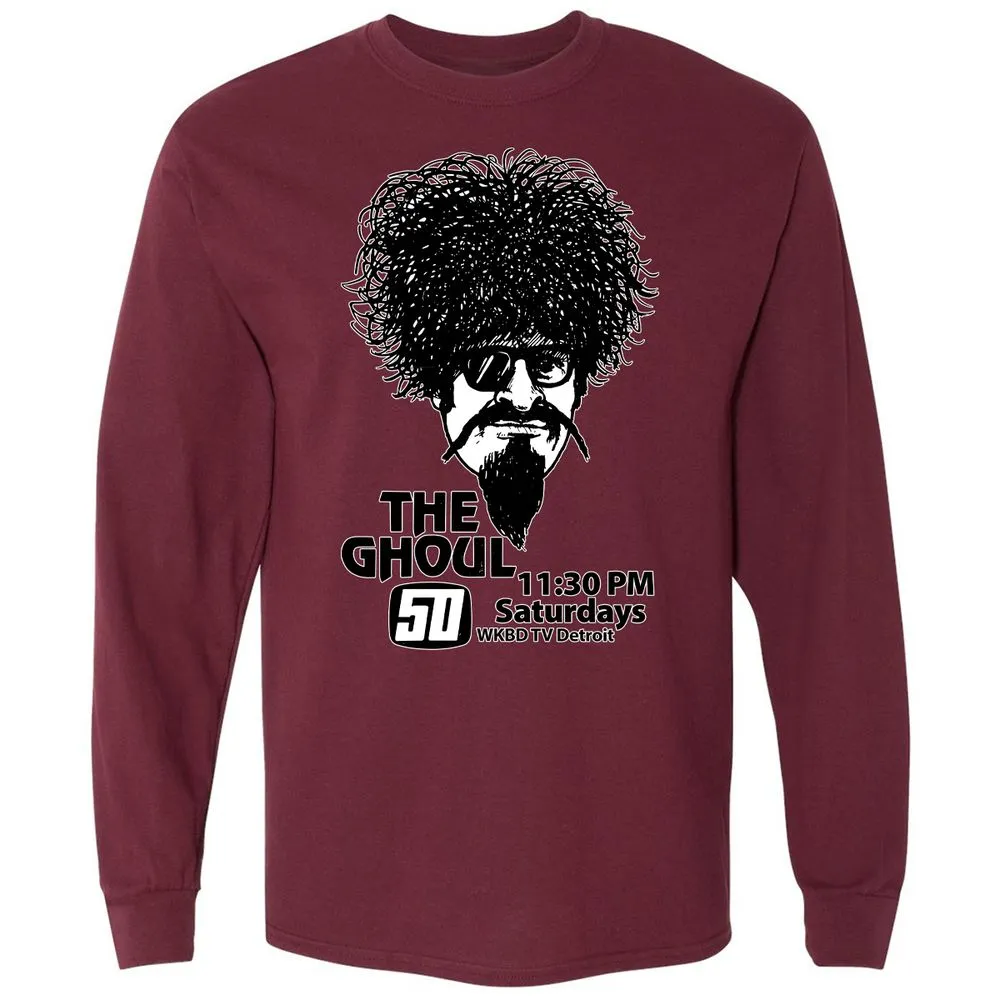 Long Sleeve T-Shirt - 6SDDQQKJ - Maroon - 11