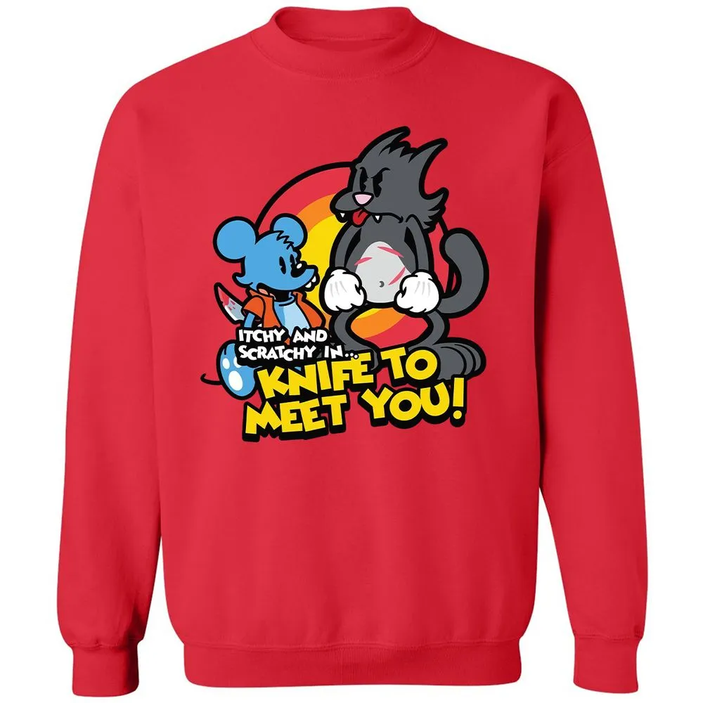 Classic Unisex Sweatshirt - 9VC6F9PX - Red - 5