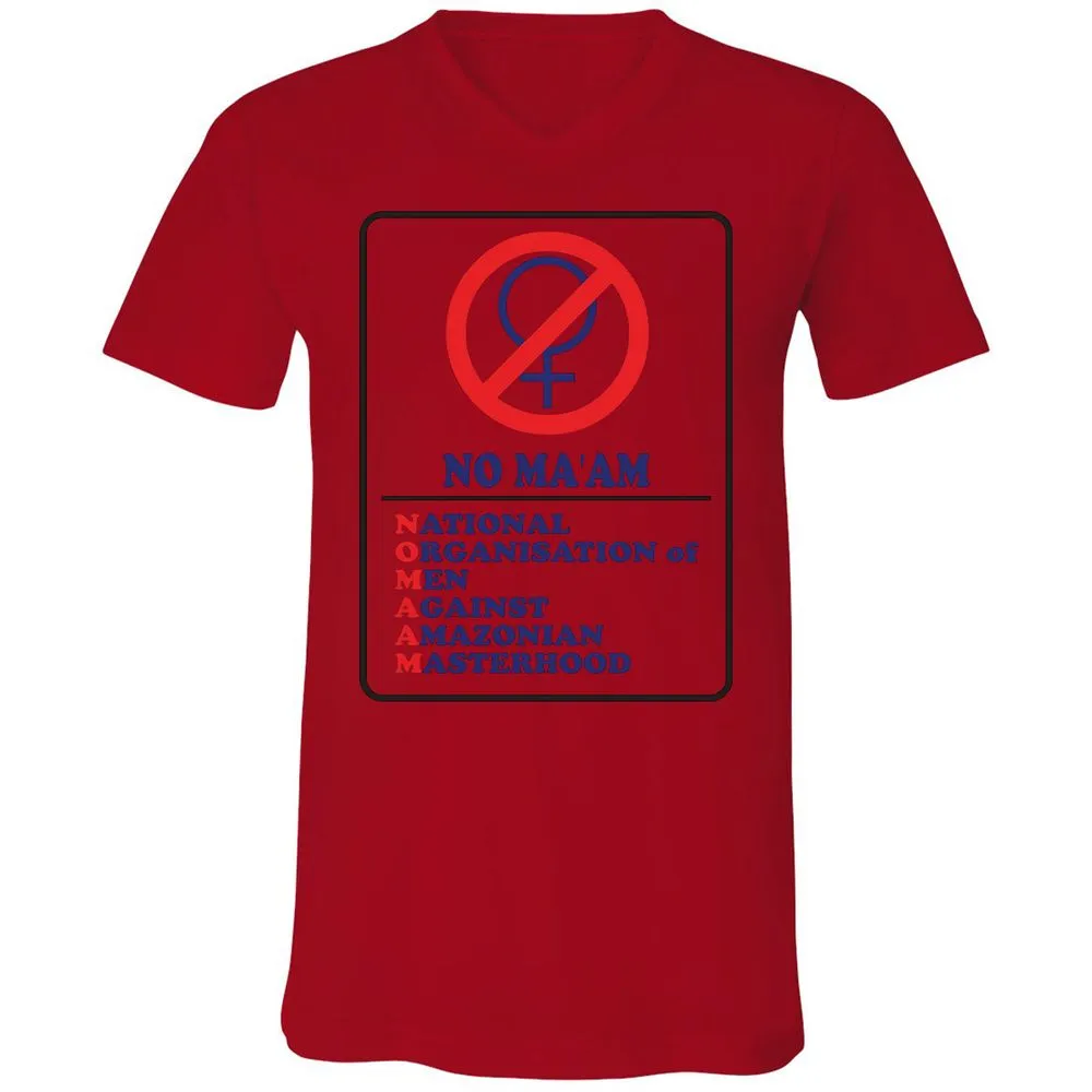 Unisex V-Neck T-Shirt - 324R1Q4L - Red - 3