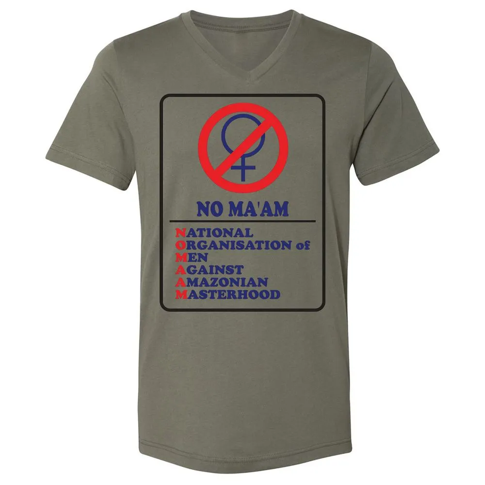 Unisex V-Neck T-Shirt - 324R1Q4L - Military Green - 10