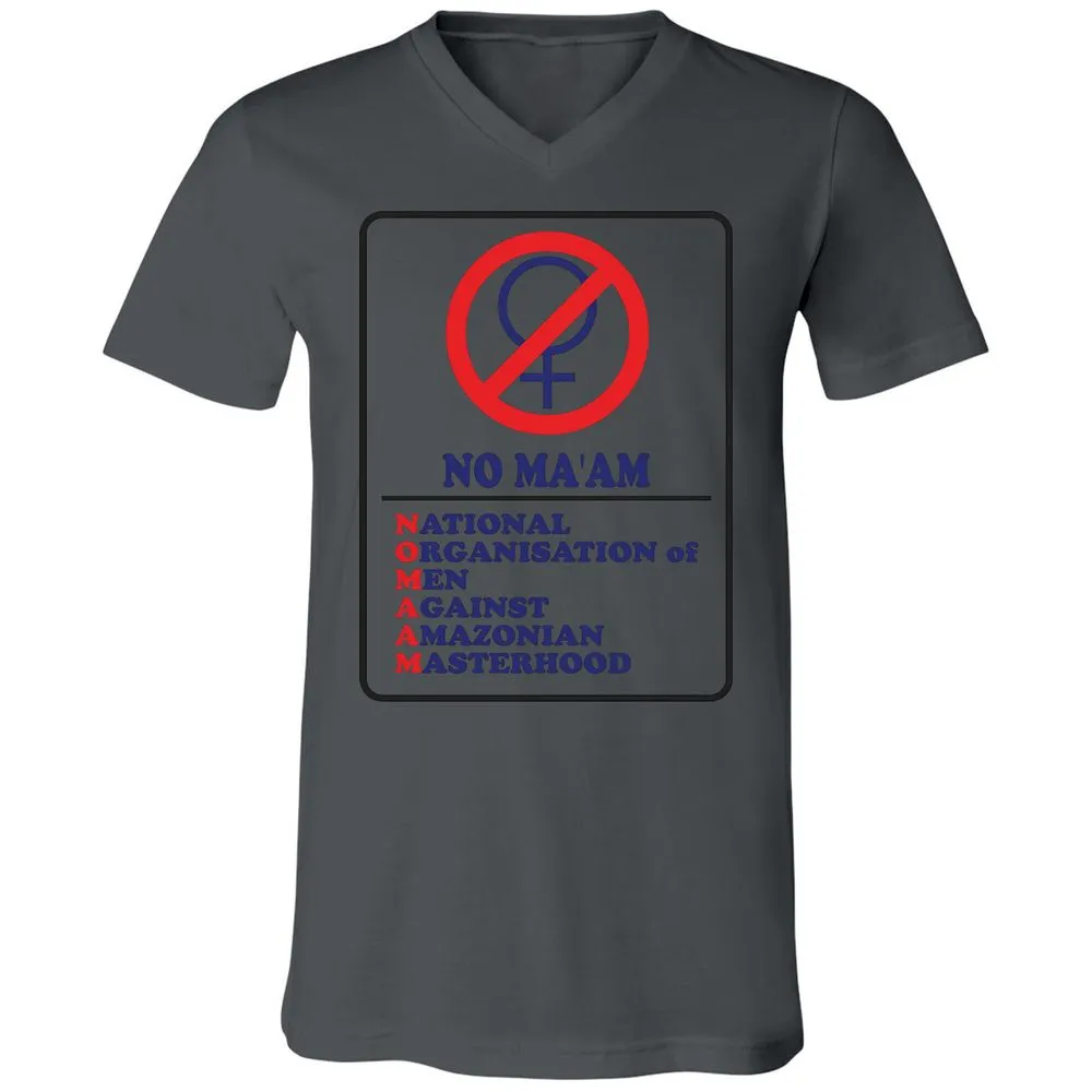 Unisex V-Neck T-Shirt - 324R1Q4L - Asphalt - 12