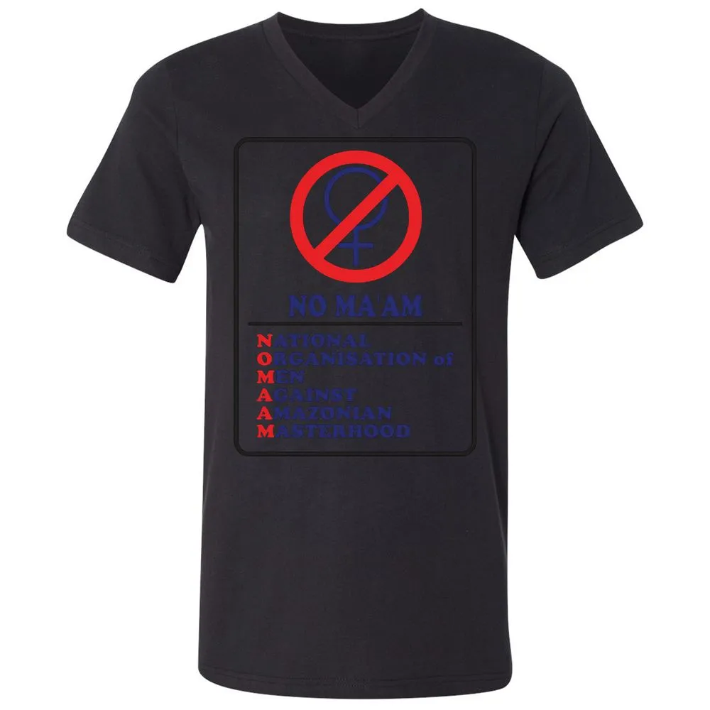 Unisex V-Neck T-Shirt - 324R1Q4L - Black - 16