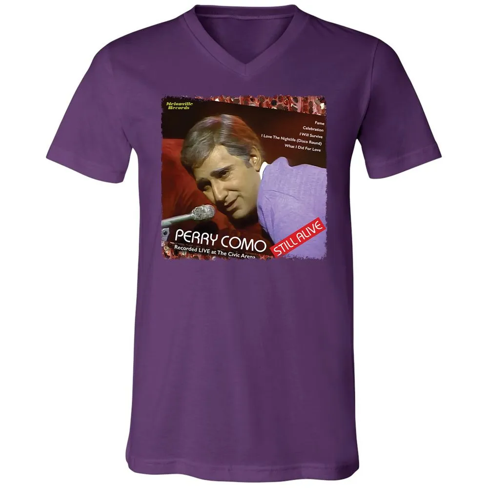 Unisex V-Neck T-Shirt - JD8GDNG5 - Team Purple - 2
