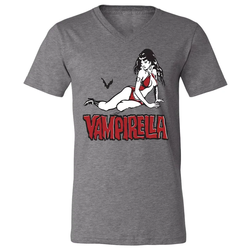 Unisex V-Neck T-Shirt - FKAESP1V - Deep Heather - 13
