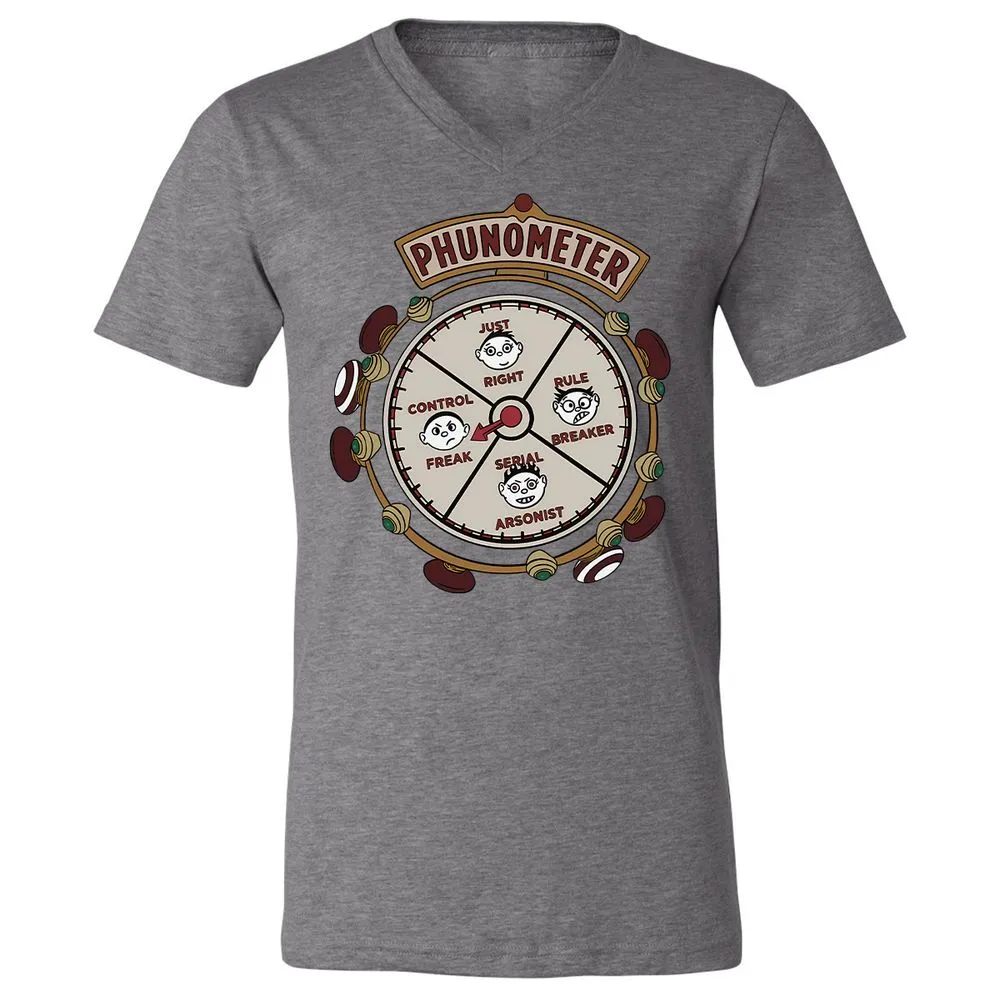 Unisex V-Neck T-Shirt - Q6VCS1Z4 - Deep Heather - 13
