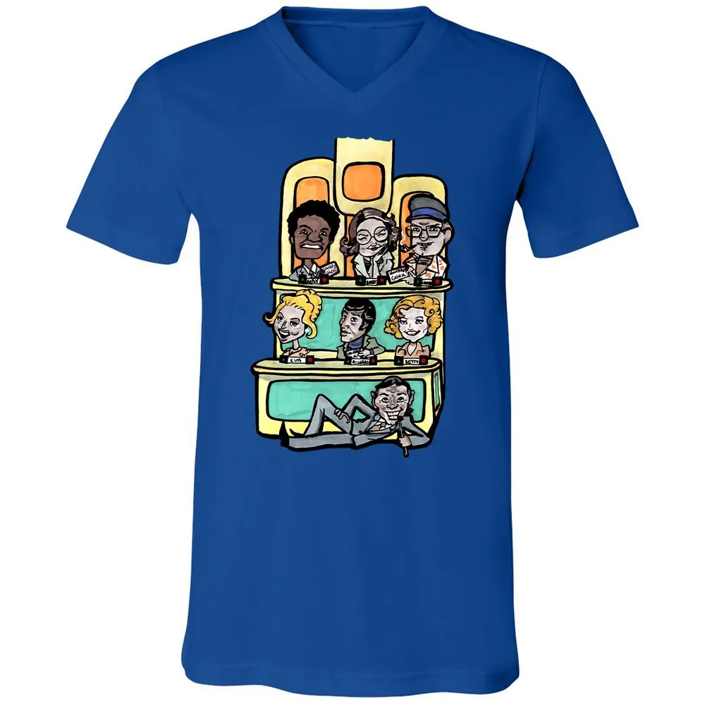 Unisex V-Neck T-Shirt - VU3S8K4U - True Royal - 4
