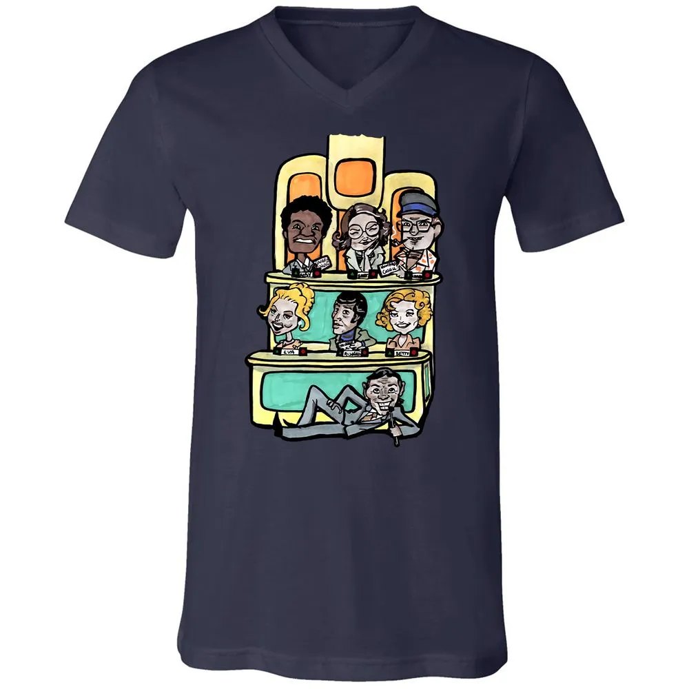 Unisex V-Neck T-Shirt - VU3S8K4U - Navy - 9
