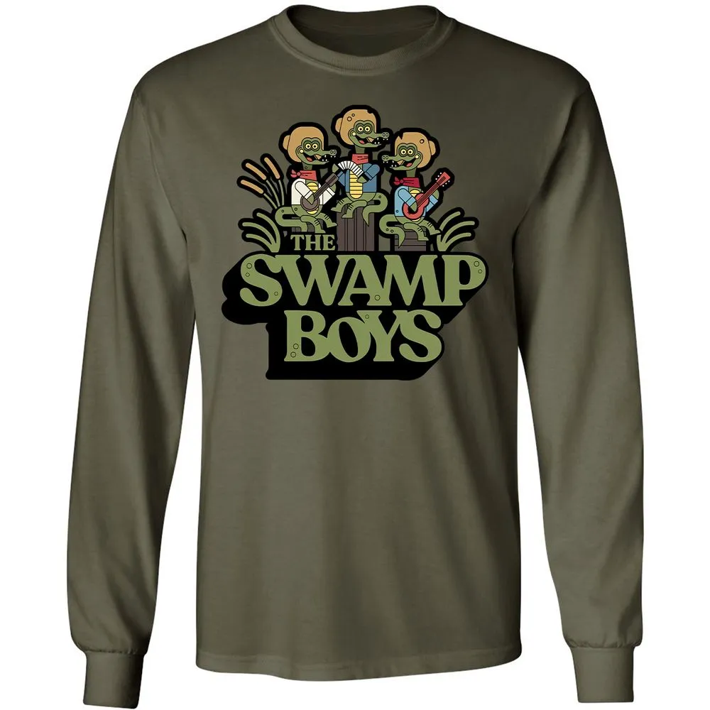 Long Sleeve T-Shirt - 7Y2XTSWU - Military Green - 7