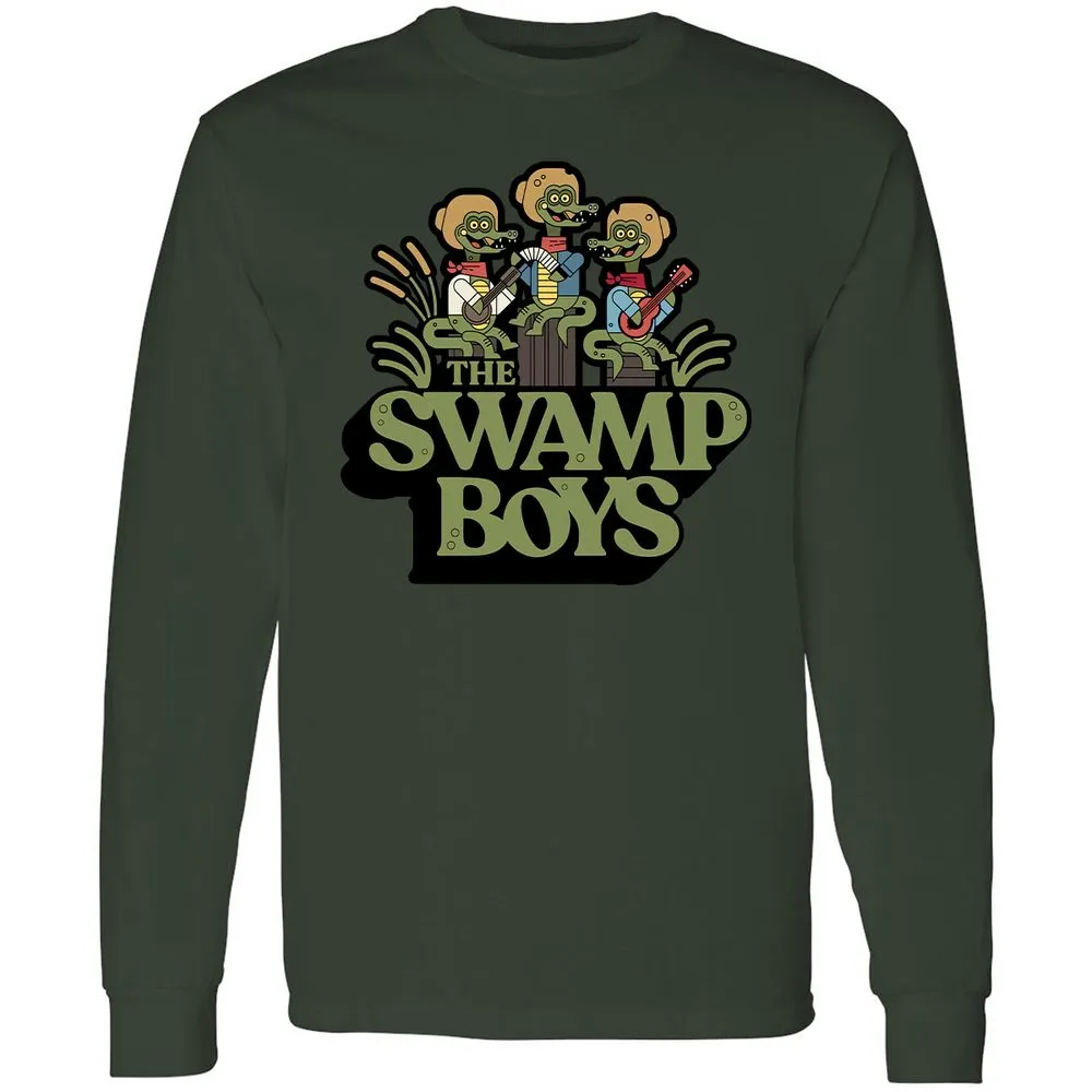 Long Sleeve T-Shirt - 7Y2XTSWU - Forest Green - 8