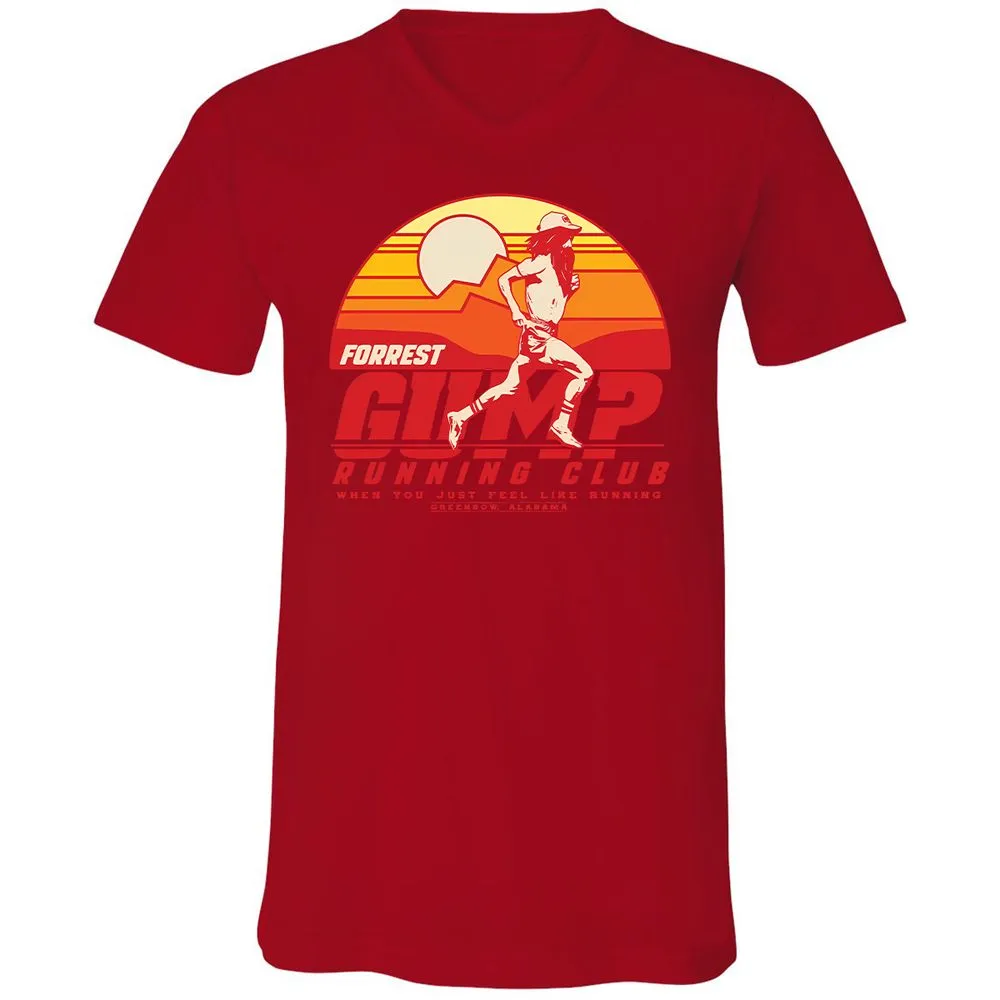 Unisex V-Neck T-Shirt - T2YRF1JK - Red - 3