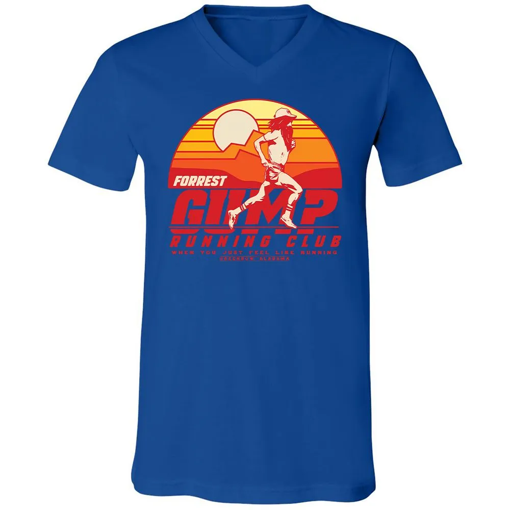 Unisex V-Neck T-Shirt - T2YRF1JK - True Royal - 4