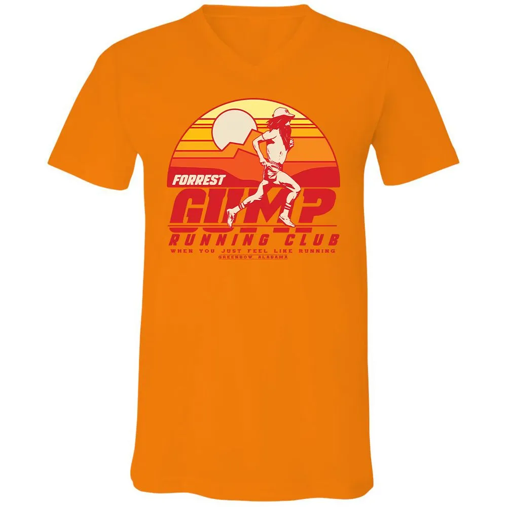 Unisex V-Neck T-Shirt - T2YRF1JK - Orange - 11