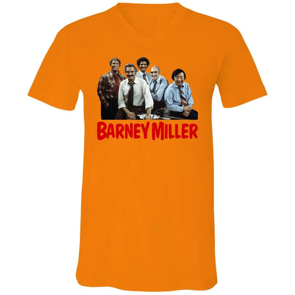 Unisex V-Neck T-Shirt - NRVCUBLT - Orange - 11