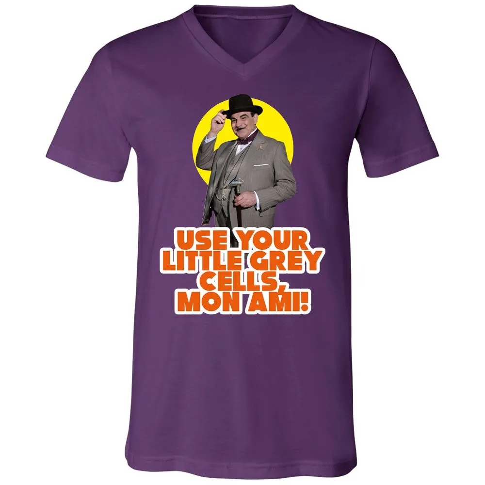 Unisex V-Neck T-Shirt - BKF9Z4MQ - Team Purple - 2
