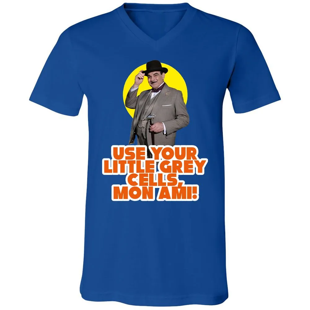 Unisex V-Neck T-Shirt - BKF9Z4MQ - True Royal - 4