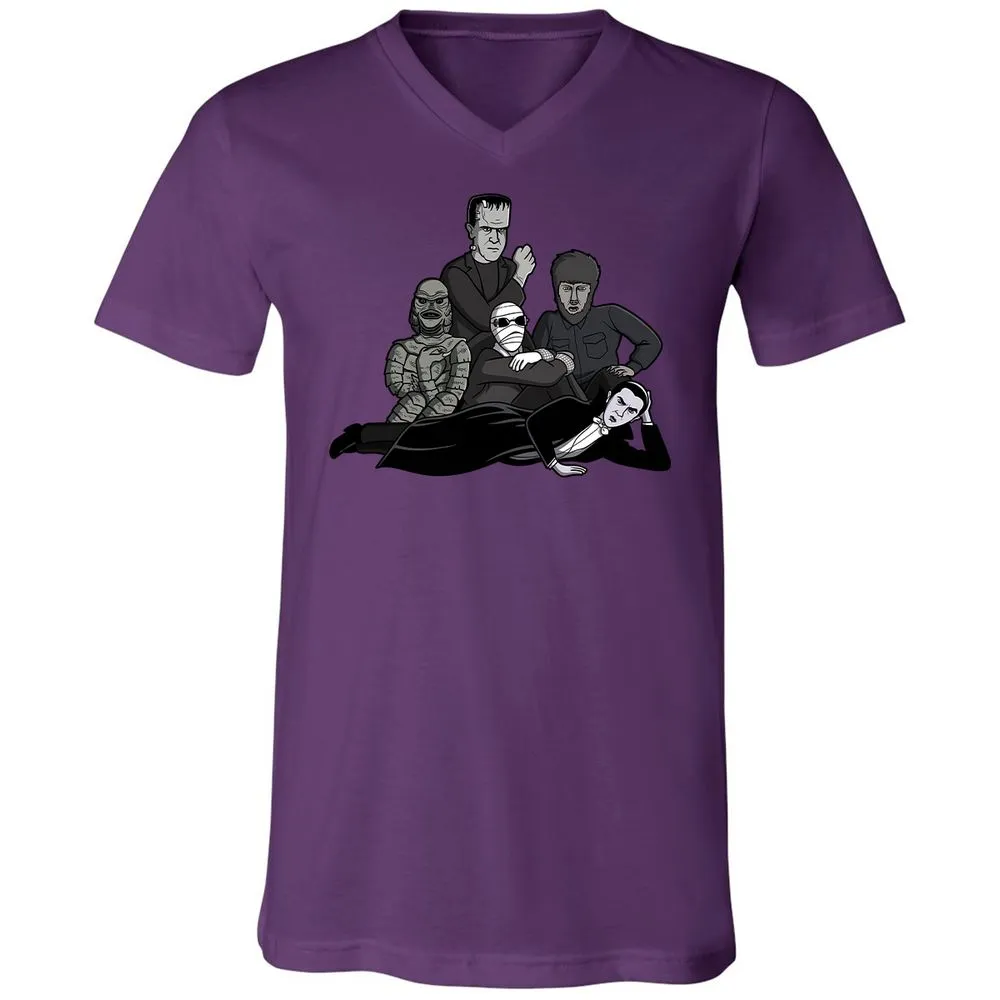 Unisex V-Neck T-Shirt - MK19M7BE - Team Purple - 2