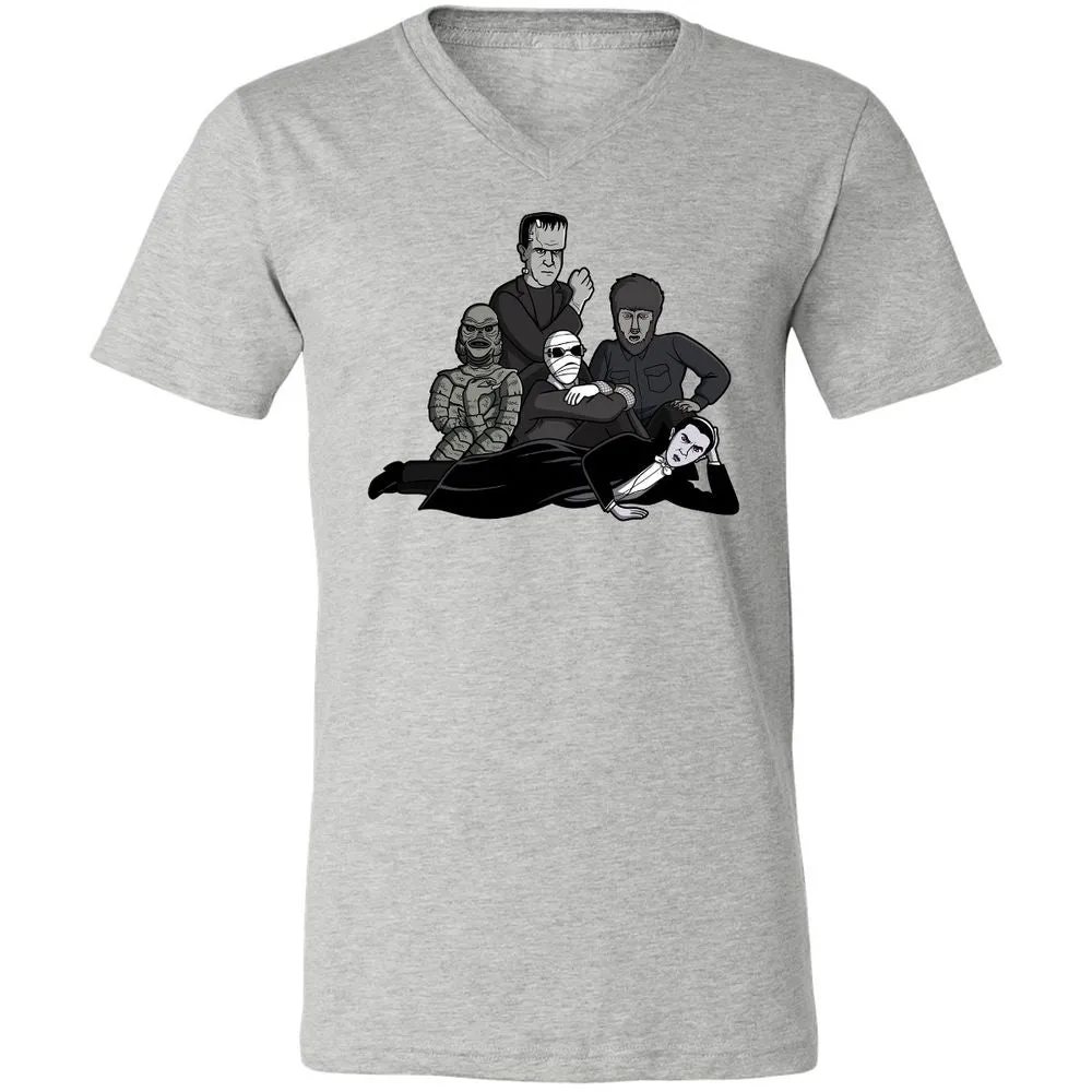 Unisex V-Neck T-Shirt - MK19M7BE - Athletic Heather - 7