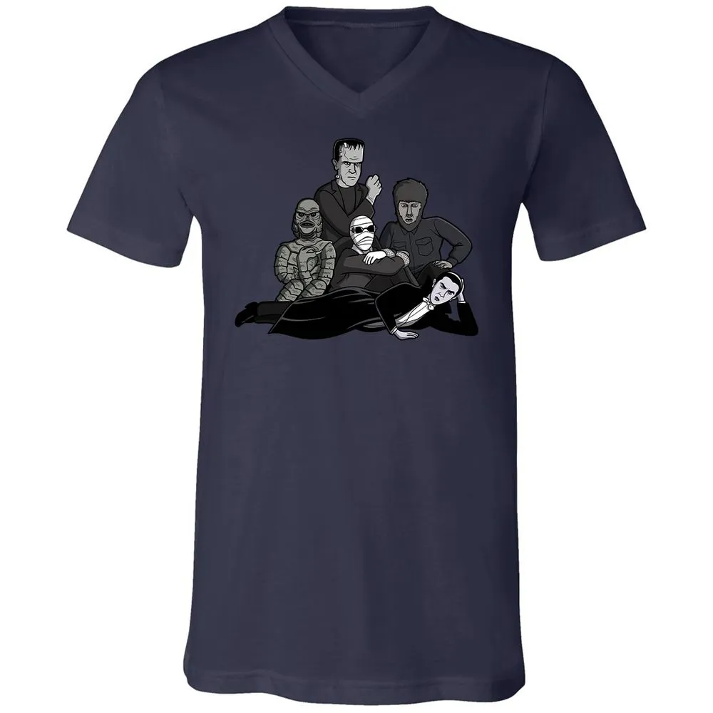 Unisex V-Neck T-Shirt - MK19M7BE - Navy - 9