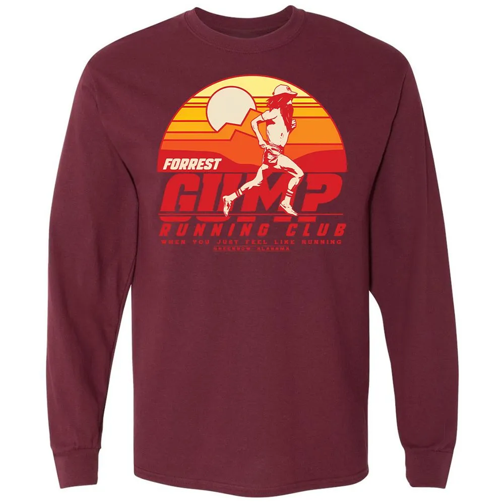 Long Sleeve T-Shirt - BZ4WX49T - Maroon - 11