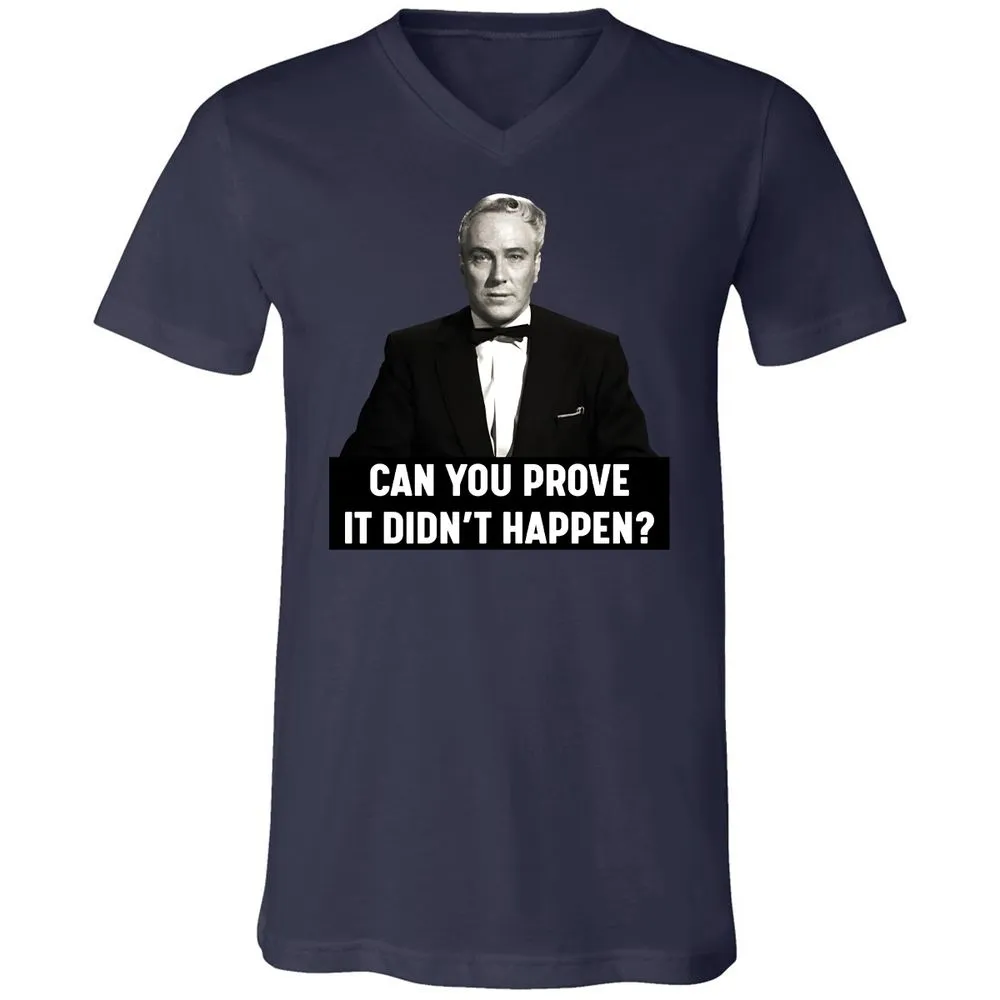 Unisex V-Neck T-Shirt - ETGETSZF - Navy - 9