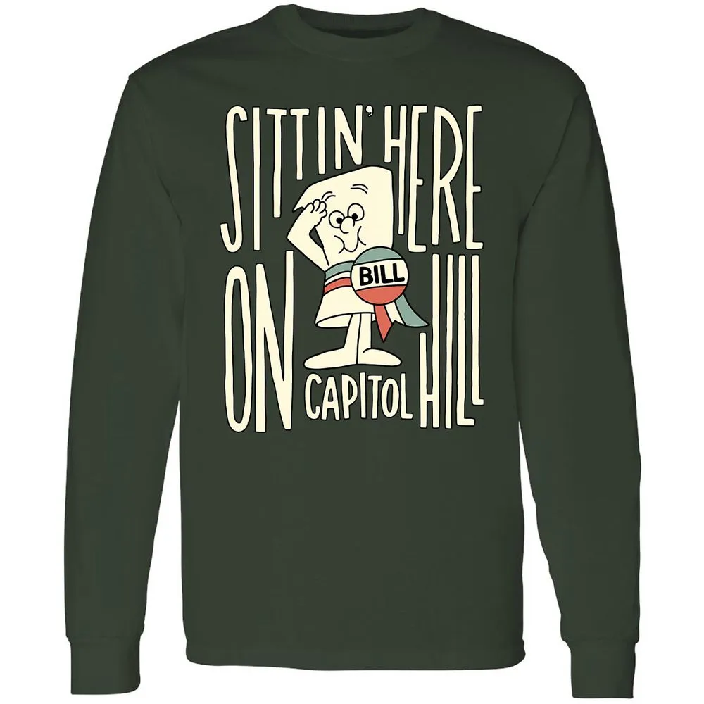 Long Sleeve T-Shirt - Z871UJ5L - Forest Green - 8