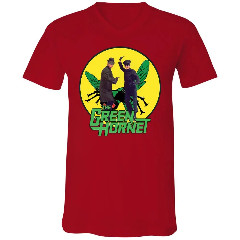 Unisex V-Neck T-Shirt - NBP9XWS9 - Red - 3