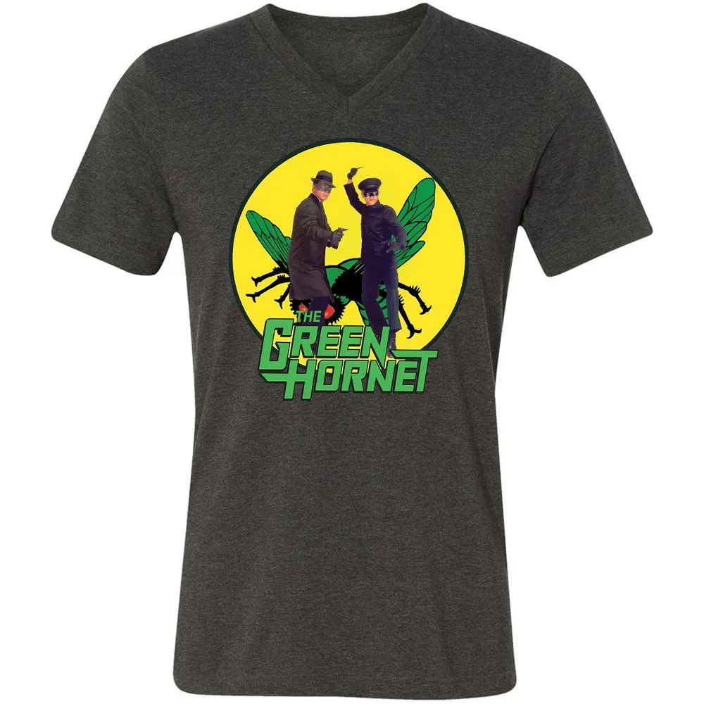 Unisex V-Neck T-Shirt - NBP9XWS9 - Dark Grey Heather - 8
