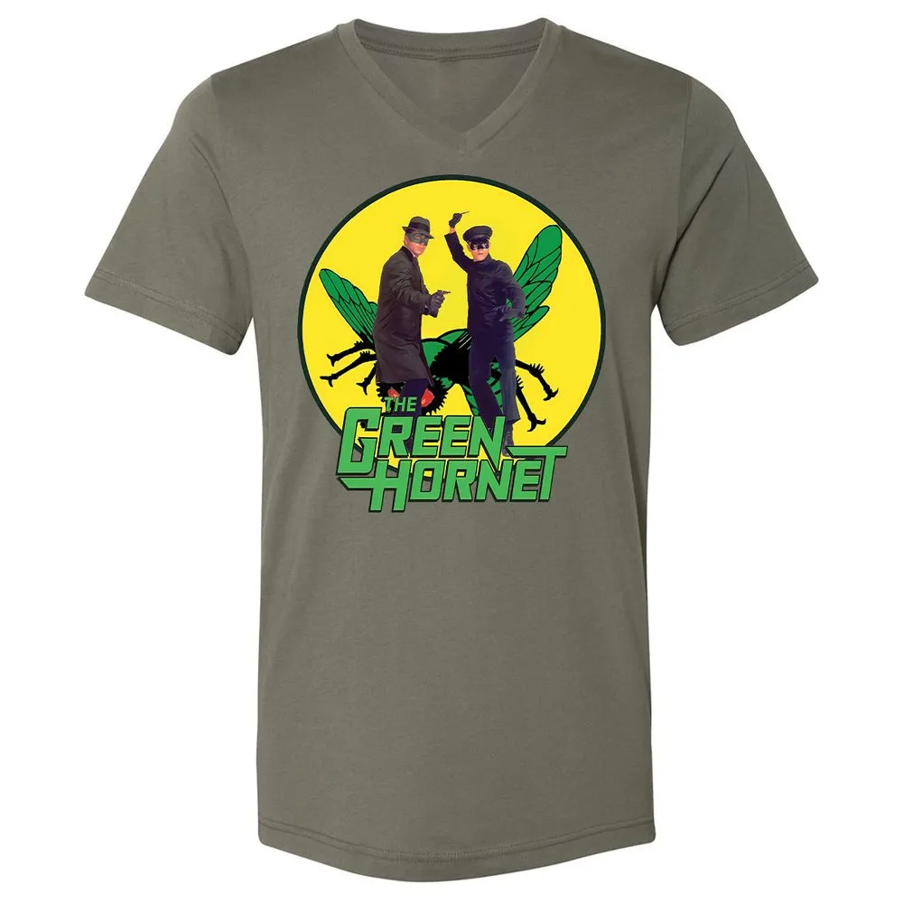 Unisex V-Neck T-Shirt - NBP9XWS9 - Military Green - 10