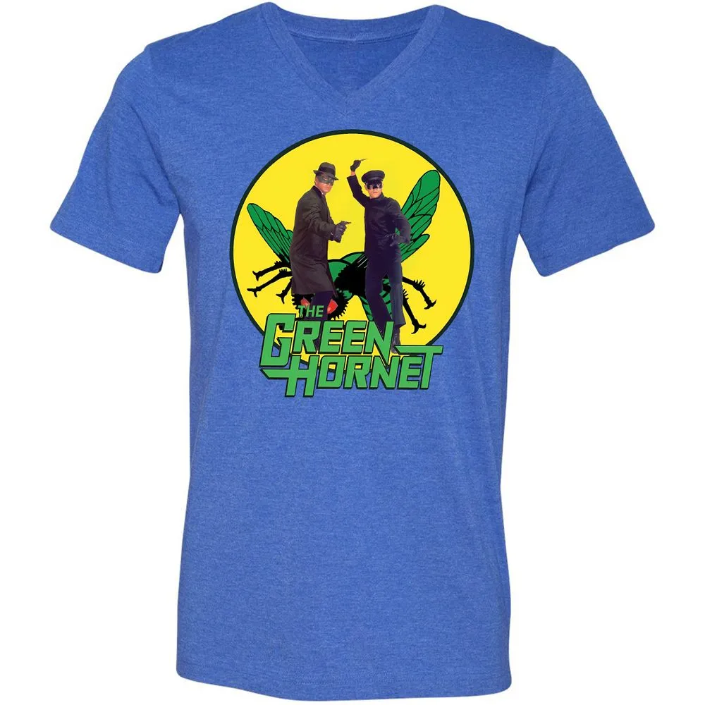 Unisex V-Neck T-Shirt - NBP9XWS9 - Heather True Royal - 14