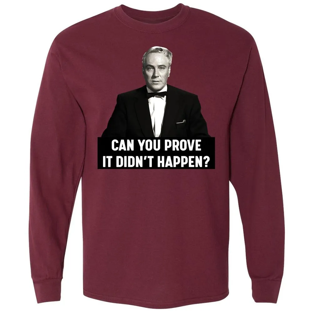 Long Sleeve T-Shirt - 49CN1DDL - Maroon - 11